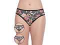 BODYCARE Pack of 3 Premium Printed Hipster Briefs in Assorted Color-6625