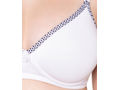 Bodycare cotton spandex wirefree adjustable straps seamless padded bra-6752W
