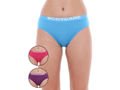 Pack of 3 Bikini Style Cotton Briefs in Assorted colors-79