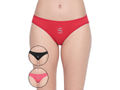 BODYCARE Pack of 3 Regular Solid Bikini Briefs in Assorted Color-8012