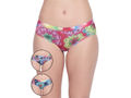 BODYCARE Pack of 3 Printed Hipster Briefs in Assorted Color-8024