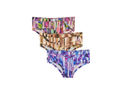 BODYCARE Pack of 3 100% Polyster Bikini Panties in Assorted colors-8030