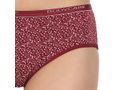 Pack of 3 Bikini Style Printed Cotton Briefs in Assorted colors-8200