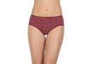 Pack of 3 Bikini Style Printed Cotton Briefs in Assorted colors-8200