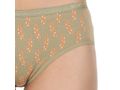 Pack of 3 Bikini Style Printed Cotton Briefs in Assorted colors-8205B