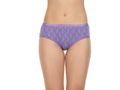 Pack of 3 Bikini Style Printed Cotton Briefs in Assorted colors-8205B