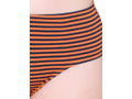 Bodycare Womens Cotton Spandex Assorted Striped High Cut Briefs-Pack of 3 (E-8705-3Pcs)