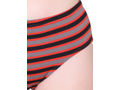 Bodycare Womens Cotton Spandex Assorted Striped High Cut Briefs-Pack of 3 (E-8710-3Pcs)