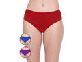 Bodycare Women Spun Poly 3PCS Panty Pack in Assorted Colors 87D