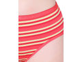 Bodycare Womens Cotton Spandex Assorted Striped High Cut Briefs-Pack of 3 (E-8802-3Pcs)