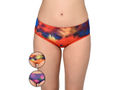 BODYCARE Pack of 3 printed Panty in Assorted Colors-9009-3PCS