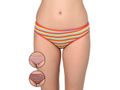 BODYCARE Pack of 3 Stripes Hipster Panty in Assorted Print-9460