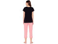 Bodycare Womens Combed Cotton Printed Tshirt & Capri Set-BSCS16006