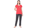 Bodycare Womens Combed Cotton Tshirt & Pyjama Set BSLS11011