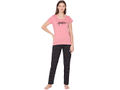 Bodycare Womens Combed Cotton Tshirt & Pyjama Set BSLS11016