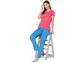 Bodycare Womens Combed Cotton Tshirt & Pyjama Set BSLS11017