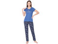 Bodycare Womens Combed Cotton Tshirt & Pyjama Set BSLS11018