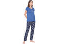 Bodycare Womens Combed Cotton Tshirt & Pyjama Set BSLS11018