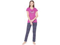 Bodycare Womens Combed Cotton Tshirt & Pyjama Set BSLS11021