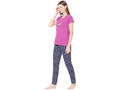 Bodycare Womens Combed Cotton Tshirt & Pyjama Set BSLS11021