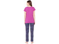 Bodycare Womens Combed Cotton Tshirt & Pyjama Set BSLS11021