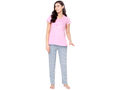 Bodycare Womens Combed Cotton Tshirt & Pyjama Set BSLS11022