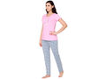 Bodycare Womens Combed Cotton Tshirt & Pyjama Set BSLS11022