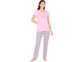 Bodycare Womens Combed Cotton Tshirt & Pyjama Set BSLS11030