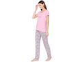 Bodycare Womens Combed Cotton Tshirt & Pyjama Set BSLS11030