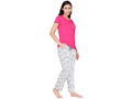 Bodycare Womens Combed Cotton Tshirt & Pyjama Set BSLS11031
