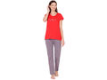 Bodycare Womens Combed Cotton Tshirt & Pyjama Set BSLS11032
