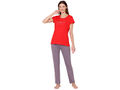 Bodycare Womens Combed Cotton Tshirt & Pyjama Set BSLS11032