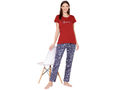 Bodycare Womens Combed Cotton Tshirt & Pyjama Set BSLS11033