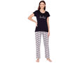 Bodycare Womens Combed Cotton Tshirt & Pyjama Set BSLS11034