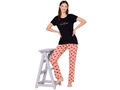 Bodycare Womens Combed Cotton Tshirt & Pyjama Set BSLS11035