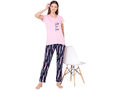 Bodycare Womens Combed Cotton Tshirt & Pyjama Set BSLS11036