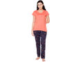 Bodycare Womens Combed Cotton Tshirt & Pyjama Set BSLS11037