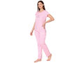 Bodycare Womens Combed Cotton Printed Tshirt & Pyjama Set-BSLS12013