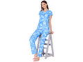 Bodycare Womens Spandex Digital Printed Tshirt & Pyjama Set BSLS13001