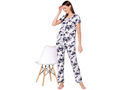 Bodycare Womens Spandex Digital Printed Tshirt & Pyjama Set BSLS13002