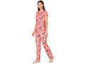 Bodycare Womens Spandex Digital Printed Tshirt & Pyjama Set BSLS13006