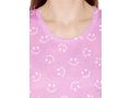 Bodycare Womens Spandex Digital Printed Tshirt & Pyjama Set BSLS13007