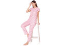 Bodycare Womens Spandex Digital Printed Tshirt & Pyjama Set BSLS13009