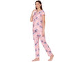 Bodycare Womens Spandex Digital Printed Tshirt & Pyjama Set BSLS13011