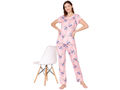 Bodycare Womens Spandex Digital Printed Tshirt & Pyjama Set BSLS13011