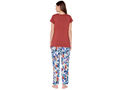 Bodycare Womens Modal Spandex Printed Tshirt & Pyjama Set BSLS14001