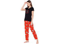 Bodycare Womens Modal Spandex Printed Tshirt & Pyjama Set BSLS14003