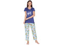 Bodycare Womens Modal Spandex Printed Tshirt & Pyjama Set BSLS14004