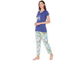 Bodycare Womens Modal Spandex Printed Tshirt & Pyjama Set BSLS14004