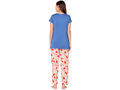 Bodycare Womens Modal Spandex Printed Tshirt & Pyjama Set BSLS14010